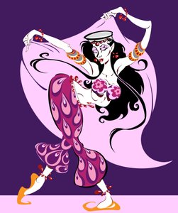 Polovtsian maiden, from Borodin